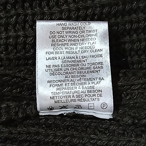 PINK ROSE Women's Army Green Emoji Knit Cardigan - Picture 16 of 16